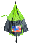 60" Arc Square Umbrella w/ OSHA VPP Flag - #404455