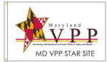 Maryland VPP Star Worksite Flag Double Sided - #404162