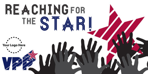 Reaching For The Star Banner - #224948