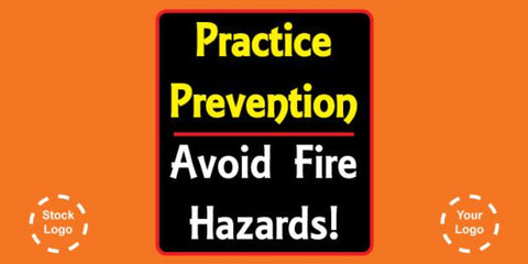 Practice Prevention, Avoid Fire Banner - #225030