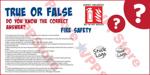 True False Fire Safety Banner - #402698B