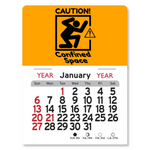 Adhesive Peel-N-Stick Rectangle Calendar  - #403701