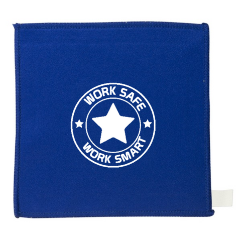 Double-Sided Microfiber Cleaning Cloth w/Work Safe Logo - #404021