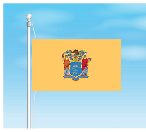 New Jersey Outdoor State Flag - #402820
