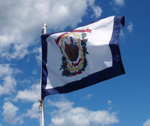 West Virginia Outdoor State Flag - #402838