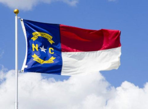North Carolina Outdoor State Flag - #402823