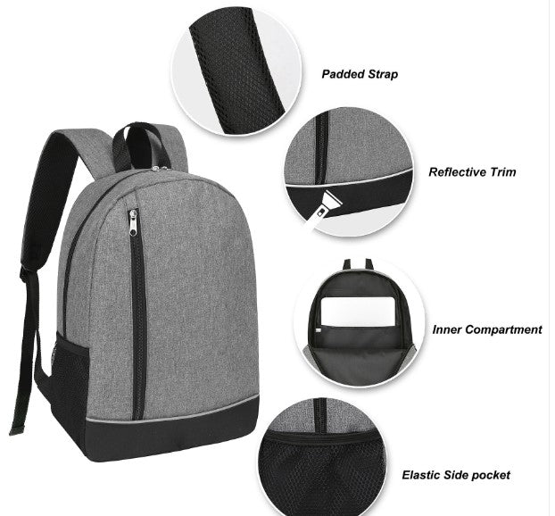 Two-Tone Heathered Urban Backpack # 405121-1