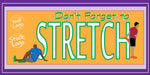 Stretching Figures Banner - #401097B