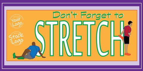 Stretching Figures Banner - #401097B