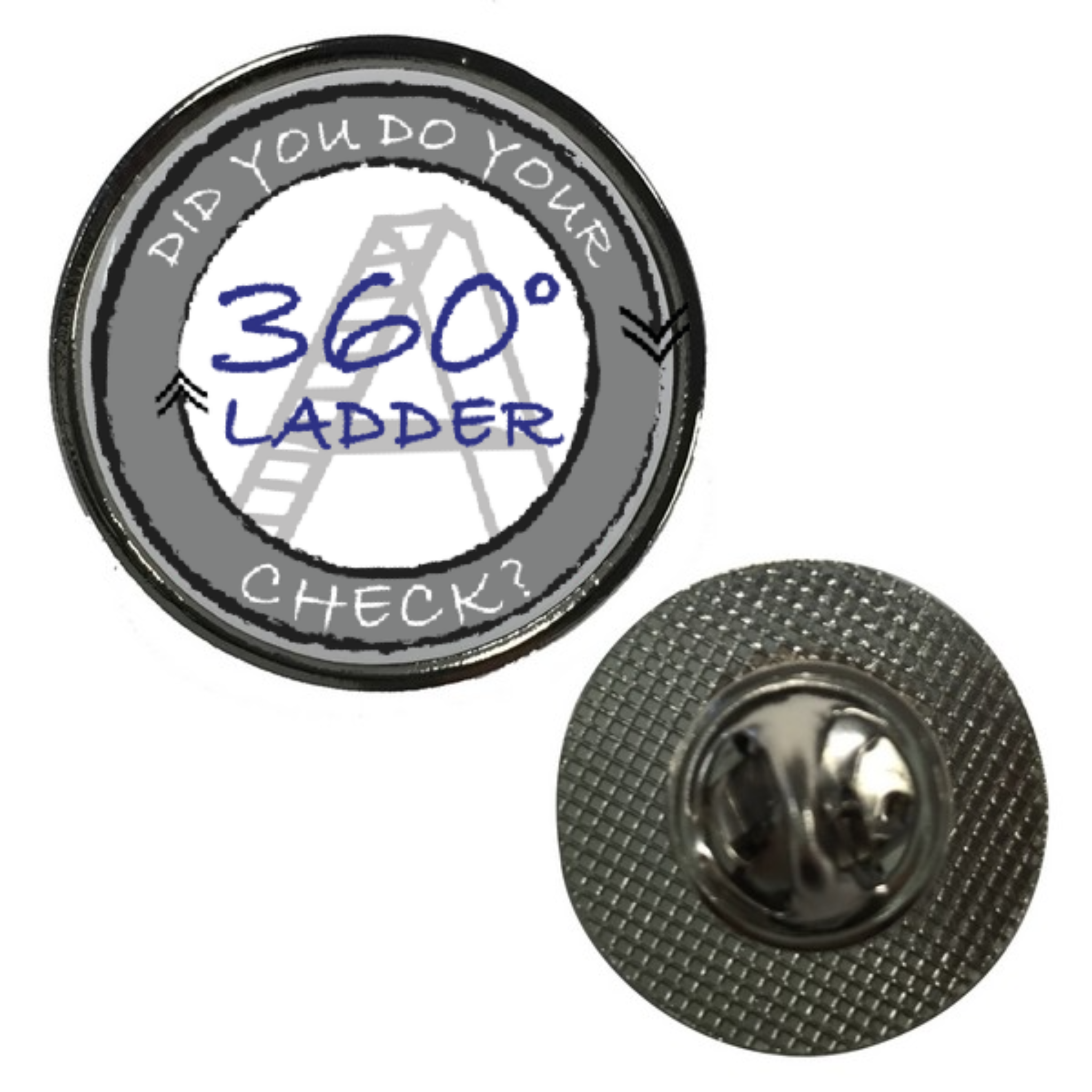 Custom Circle Lapel Pin - #404106