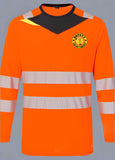 DTF Full Color Print Hi-Vis T-Shirt Long sleeve # 404882