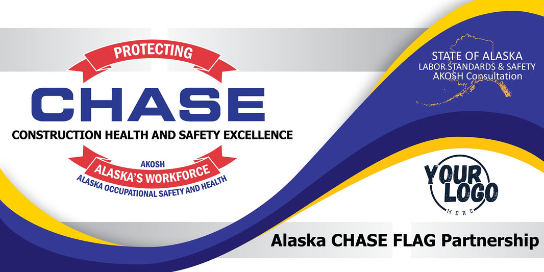 Alaska CHASE Blue Partnership logo with blue, yellow, and red colors on a white background.