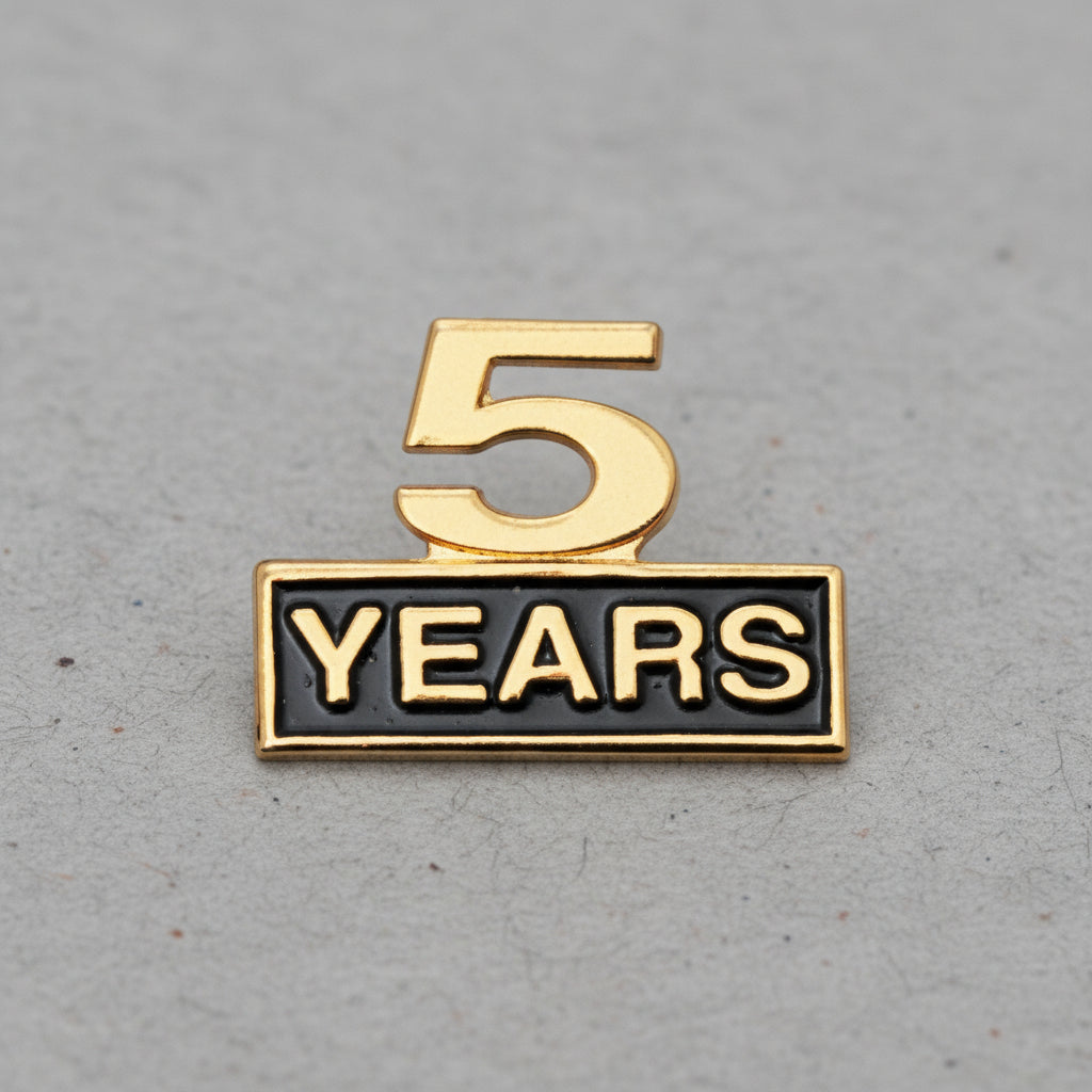 Cutout Years Milestone Pin (1,5,10,15,20,25) - #404441-1