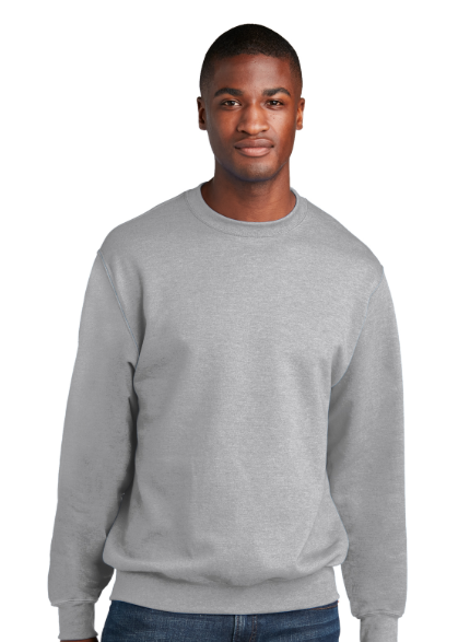 Embroidered Men's Crew Neck Sweatshirt Light Colors #400798-L