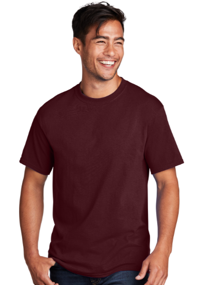 DTF Print Men's Core Cotton Short Sleeve Tee-Dark #400625-D