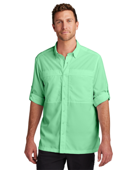 Embroidered Mens Long Sleeve UV Daybreak Shirt  #404828