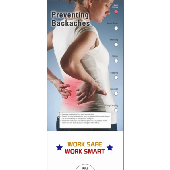Preventing Backaches Slide Chart - #403759