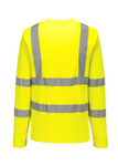 DTF Print Hi-Vis Cotton Comfort T-Shirt Long Sleeve  #404953