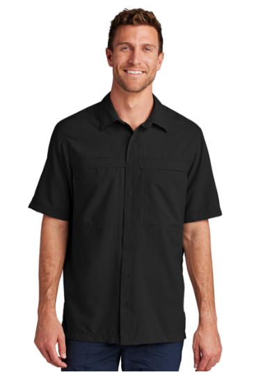 Embroidered Short Sleeve UV Daybreak Shirt  #404826