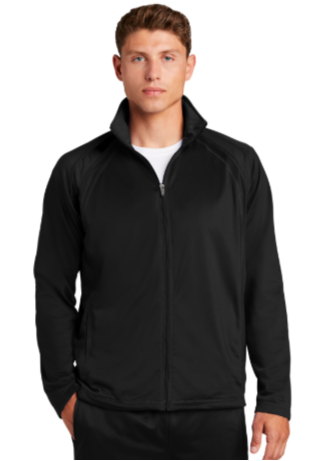 Embroidered Men's Tricot Track Jacket #404864