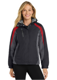 Embroidered Women's Colorblock  3-in-1 Jacket  #404862