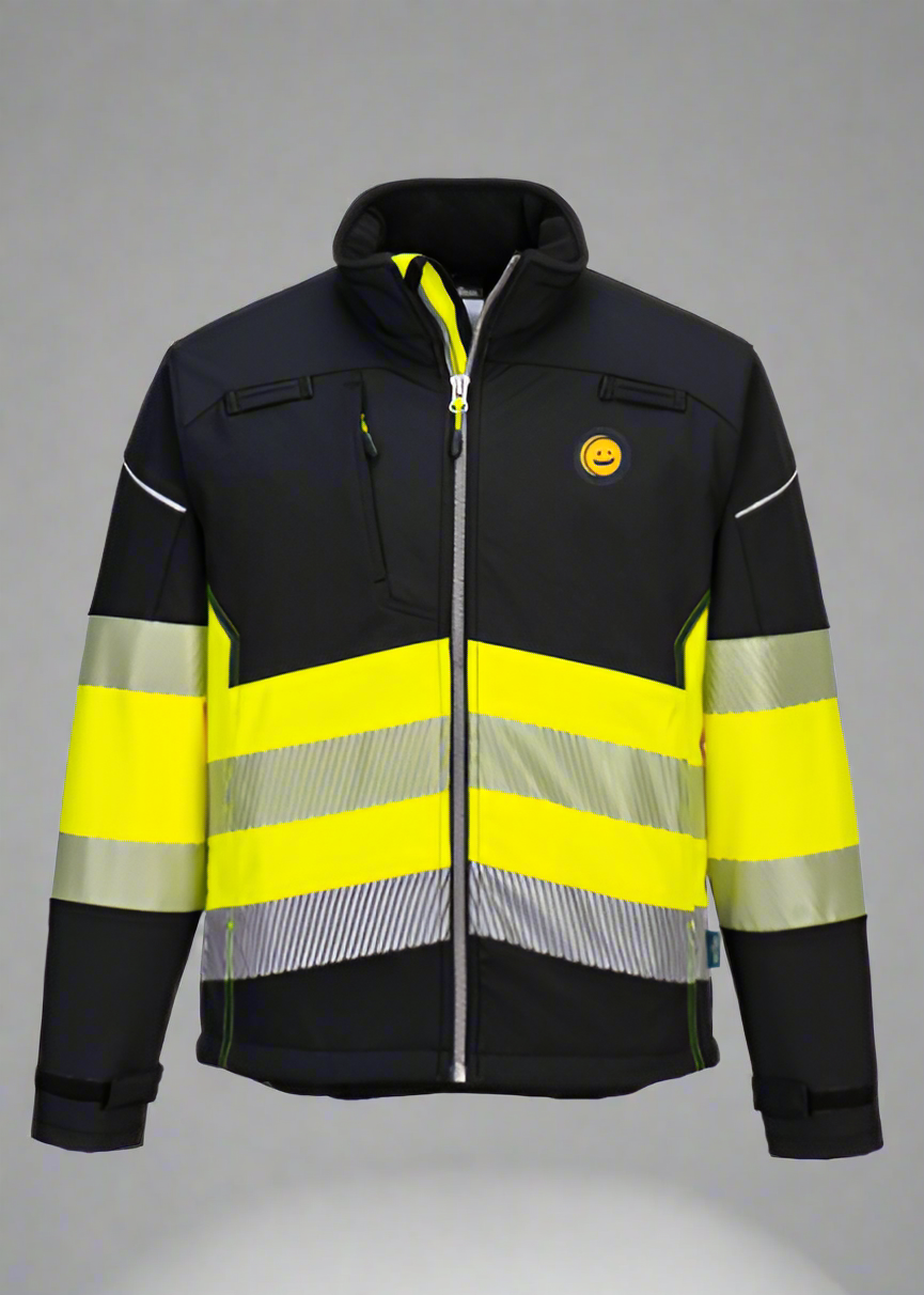 Embroidered Hi-Vis PW3 Class 1 Softshell #404933