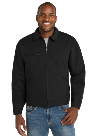 Embroidered Men's Tall Duck Cloth Work Jacket #404878