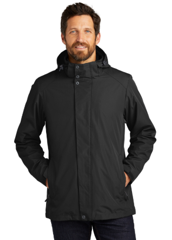 Embroidered All-Weather 3-in-1 Jacket  #404859