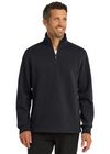 Embroidered Men's Slub Fleece 1/4-Zip Pullover #404791