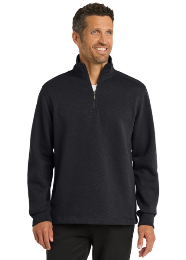 Embroidered Men's Slub Fleece 1/4-Zip Pullover #404791