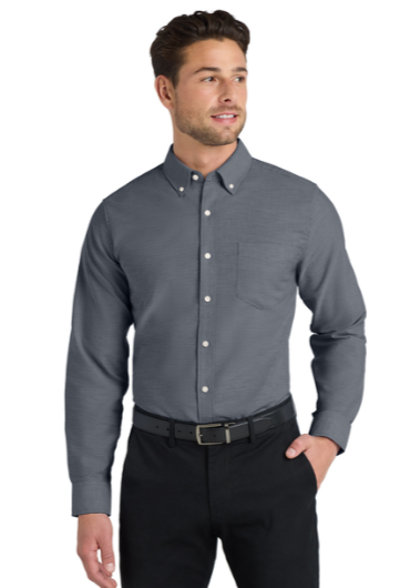 Embroidered Men's Tall SuperPro Oxford Shirt  #404809