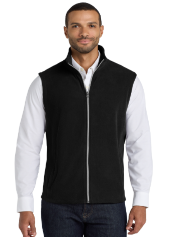 Embroidered Microfleece Vest #404868