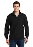 Embroidered Men's Super Heavyweight 1/4-Zip Pullover Sweatshirt #404796
