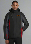 Embroidered Men's Colorblock  3-in-1 Jacket  #404861