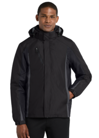 Embroidered Men's Colorblock  3-in-1 Jacket  #404861