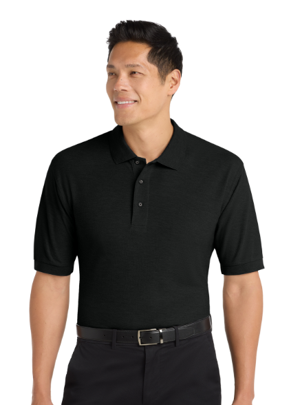 Embroidered Silk Touch Polo Dark #402668-D
