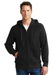 Embroidered Men's Super Heavyweight Full-Zip Hooded Sweatshirt #404798