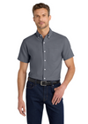 Embroidered Short Sleeve SuperPro Oxford Shirt  #404811
