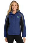 Embroidered Women's Colorblock  3-in-1 Jacket  #404862