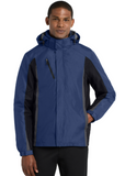 Embroidered Men's Colorblock  3-in-1 Jacket  #404861