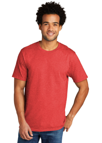 DTF Print Men's Tri-Blend Short Sleeve Tee #404889-L