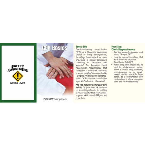 CPR Basics Pocket Pamphlet - #403772