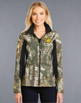 Embroidered Women's Camouflage Colorblock Soft Shell  #404849