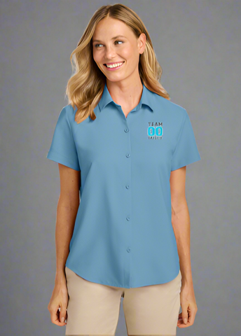 Embroidered Women's Short Sleeve UV Dockside Shirt  #404825