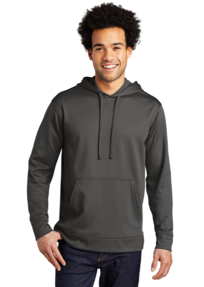 Embroidered Performance Fleece Pullover Hooded Sweatshirt #404788