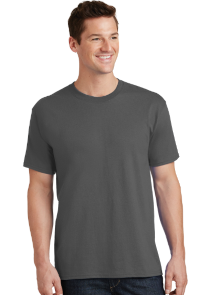 DTF Print Men's Tall Core Cotton Short Sleeve Tee-Dark #403166-D