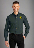 Embroidered Men's Long Sleeve Twill Shirt  #404823