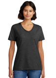 DTF Print Women's Core Cotton V-Neck Tee #404887-D