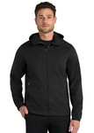 Embroidered Men's Active Hooded Soft Shell Jacket   #404850