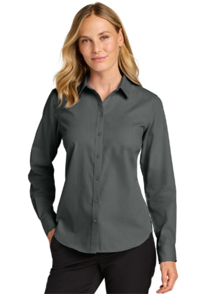 Embroidered Women's Long Sleeve Nailhead Easy Care Easy Care Shirt  #404838
